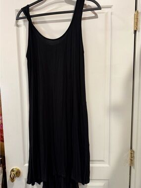Soma Black Asymmetrical Tank Dress